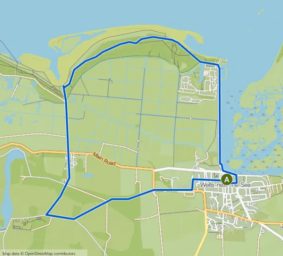 Wells-next-the-Sea Map