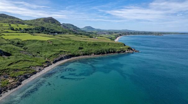 View of the beautiful coastline below Natures Point