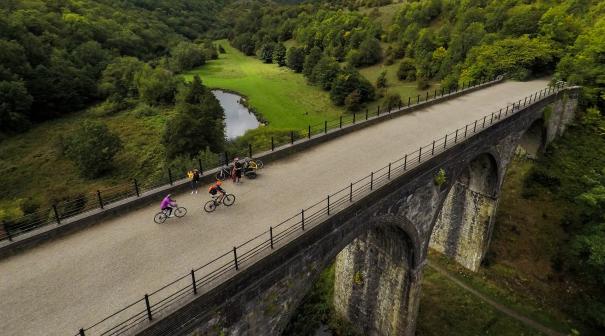 Monsal Trail-converted train line to bike/walk trail