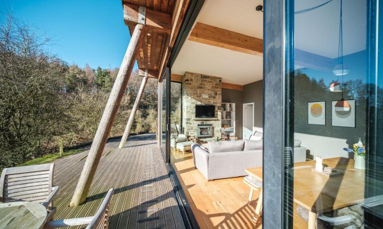 External deck amongst the treetops