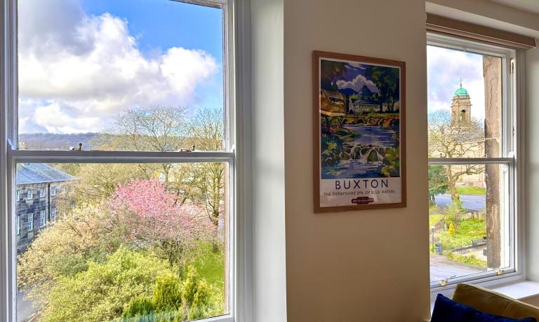 View of Buxton from the Living Room