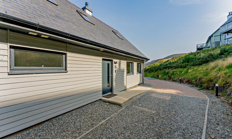 Cottage 19 Exterior and Access Road