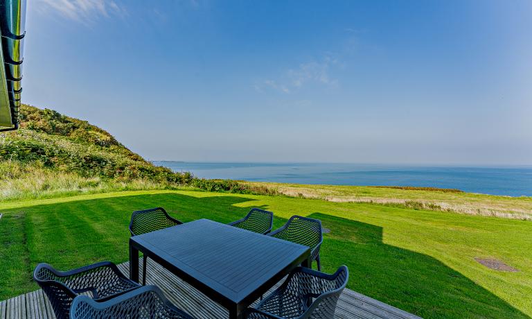 Private Deck with Sea Views