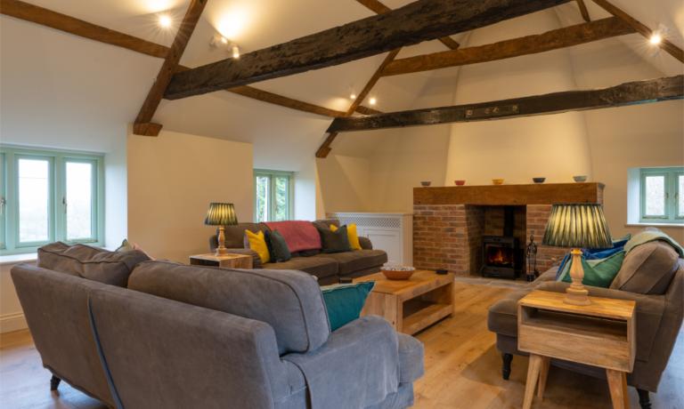 Open plan living space