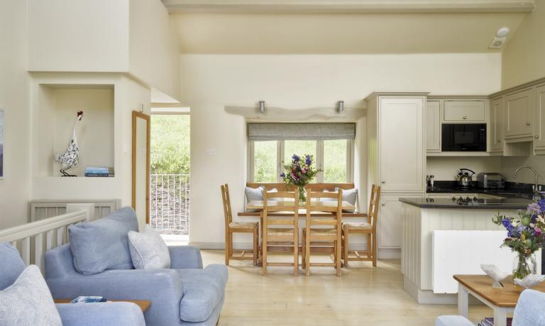 Open plan living area