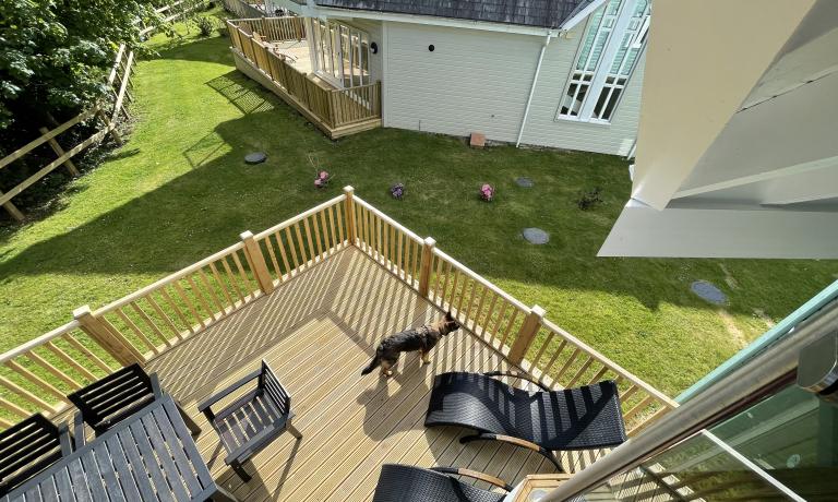 Private deck space
