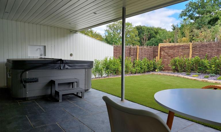 Patio with Hot Tub