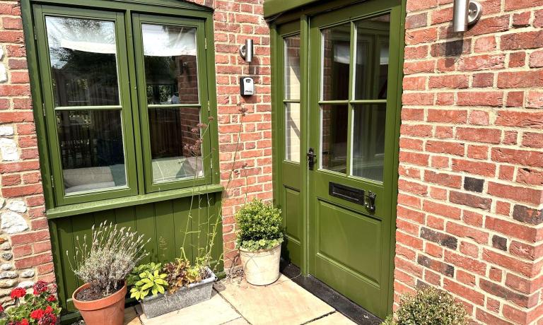 Entrance to Plum Tree Cottage