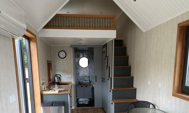 Kitchen and bathroom