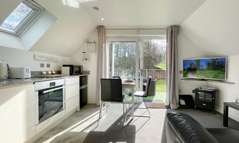 Open kitchen/diner/lounge
