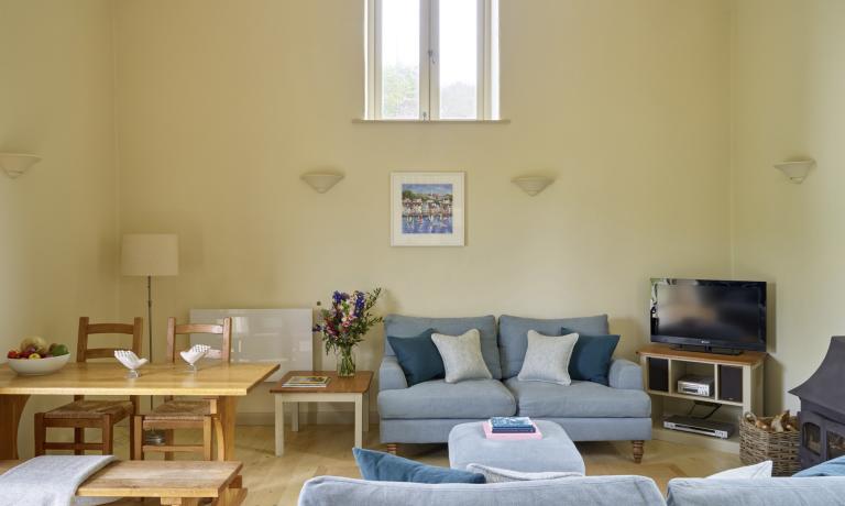 Open plan living area