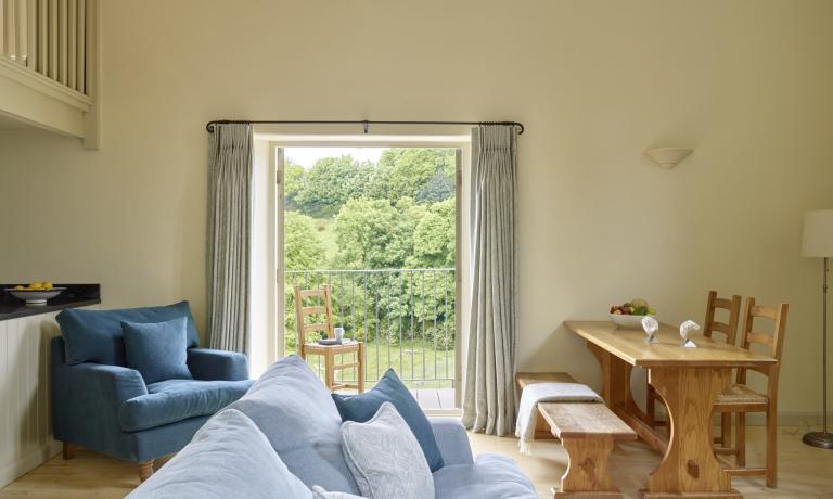 Open plan living area
