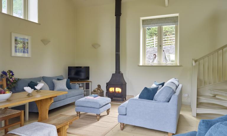 Open plan living area