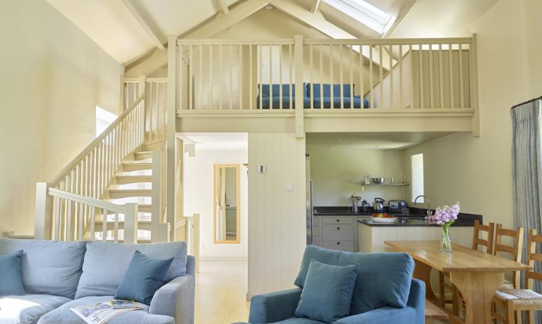 Open plan living area