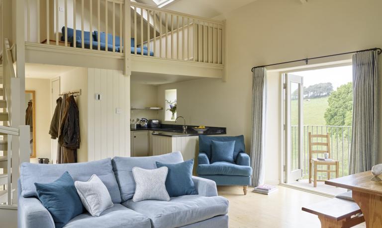 Open plan living area