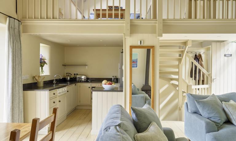 Open plan living area