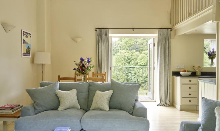Open plan living area