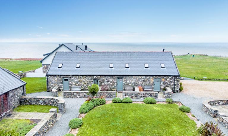Stables cottages and central courtyard