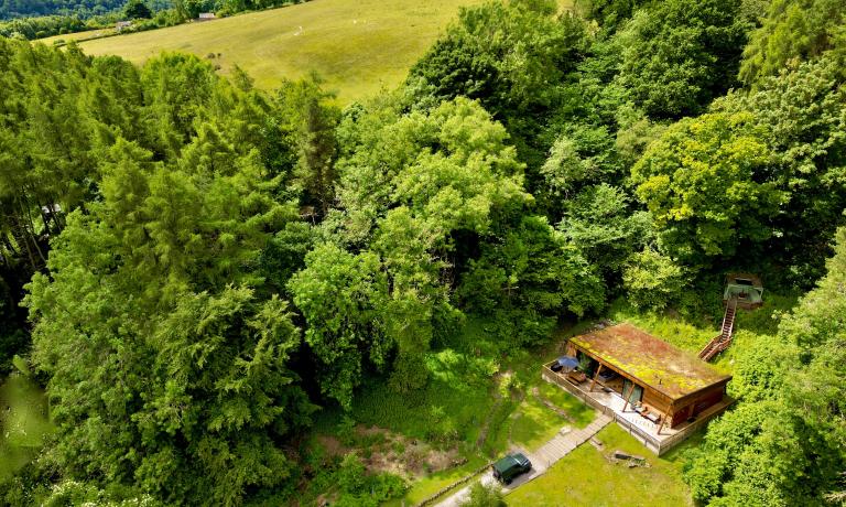 Skyfall Lodge 11 Aerial View