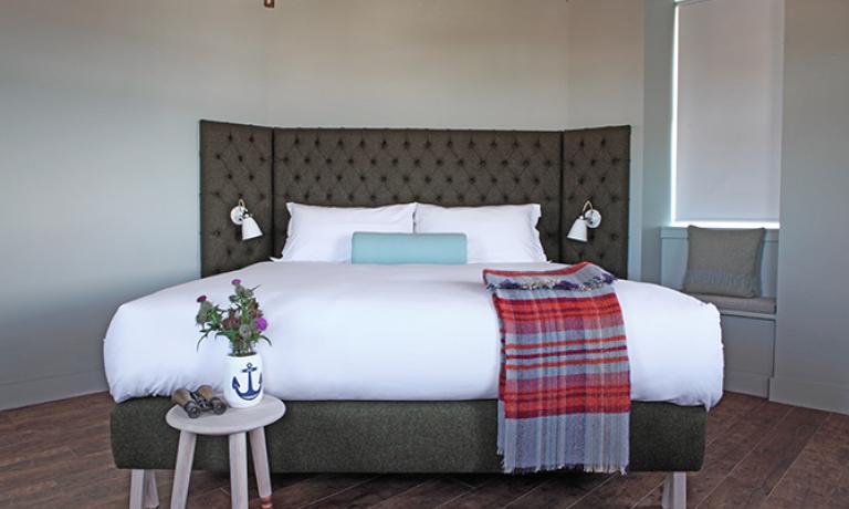  Plush bed with local furnishings