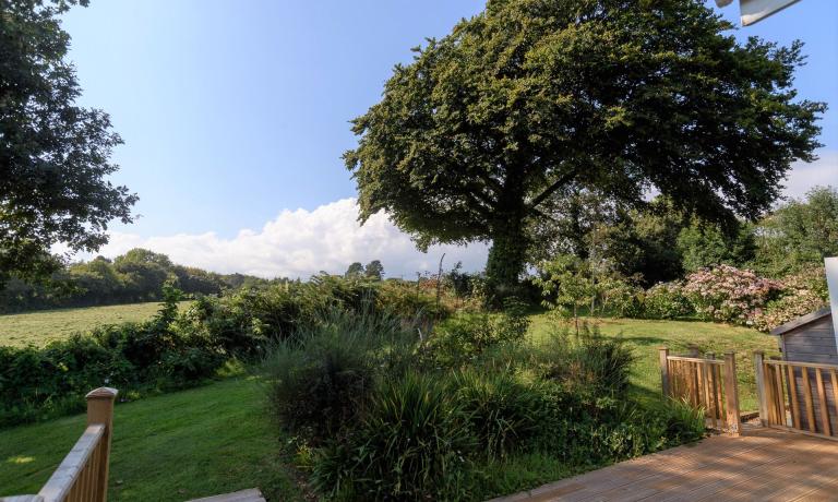 View from Decking Area