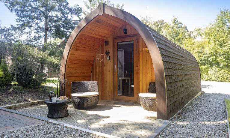 Exterior of pod