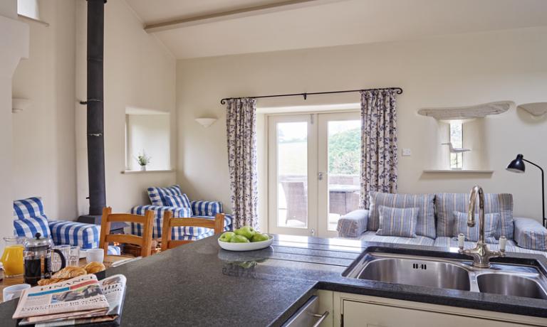 Open plan living area