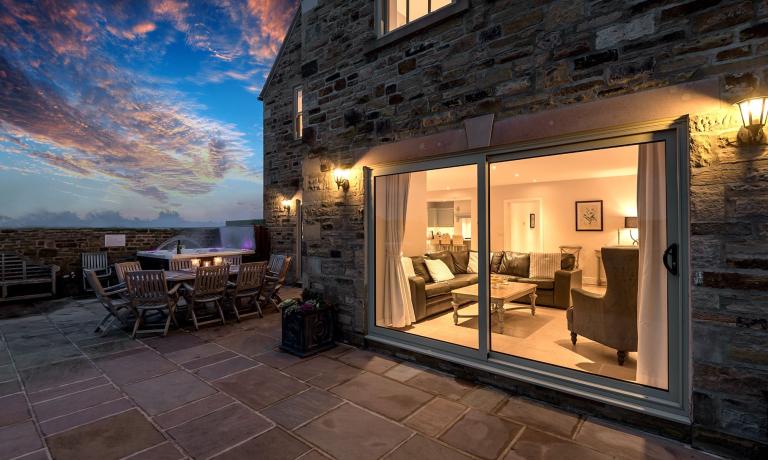 Private patio