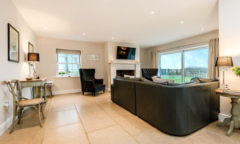Open plan living space