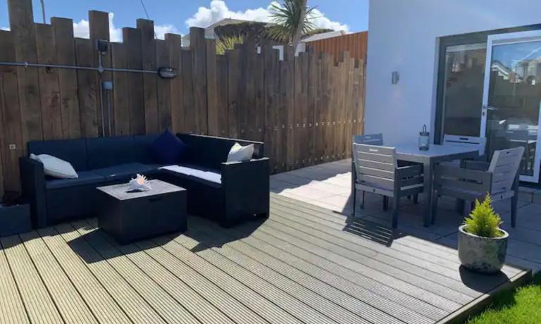 Rear patio