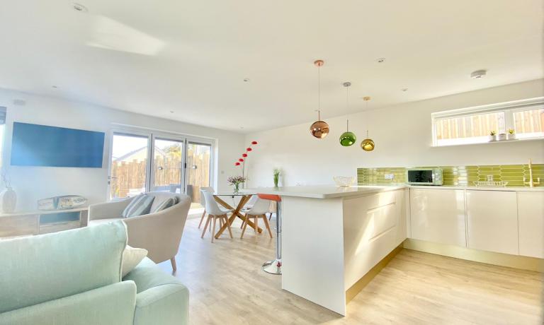 Open plan living area