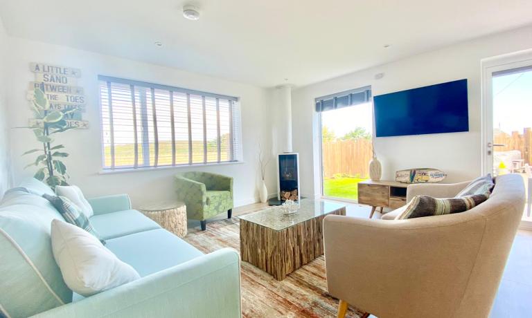 Open plan living area