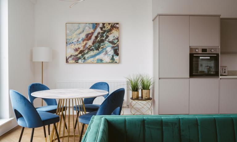 Living and dining area