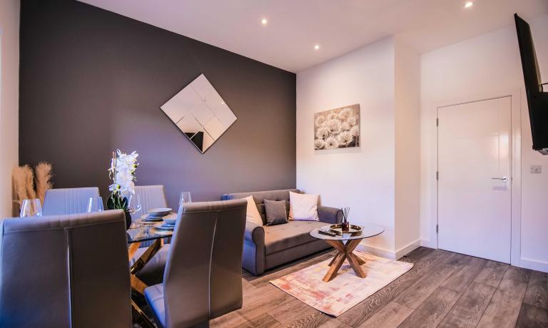 Living and dining area