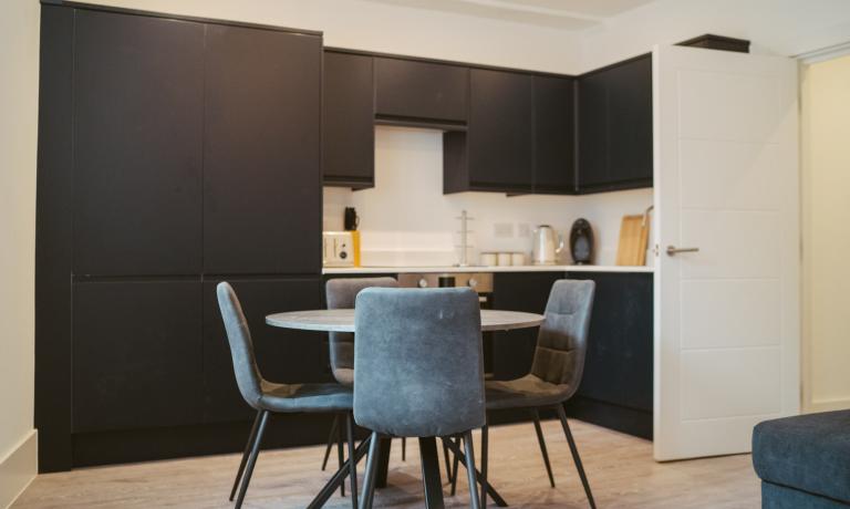 Kitchen and dining space
