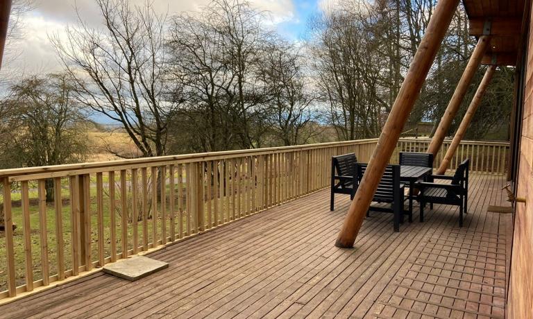 Private Deck with Outdoor Seating