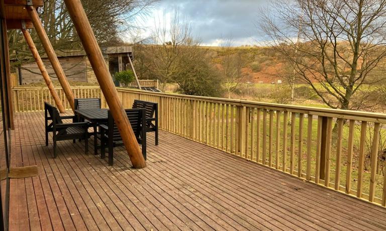 Private Deck with Outdoor Seating