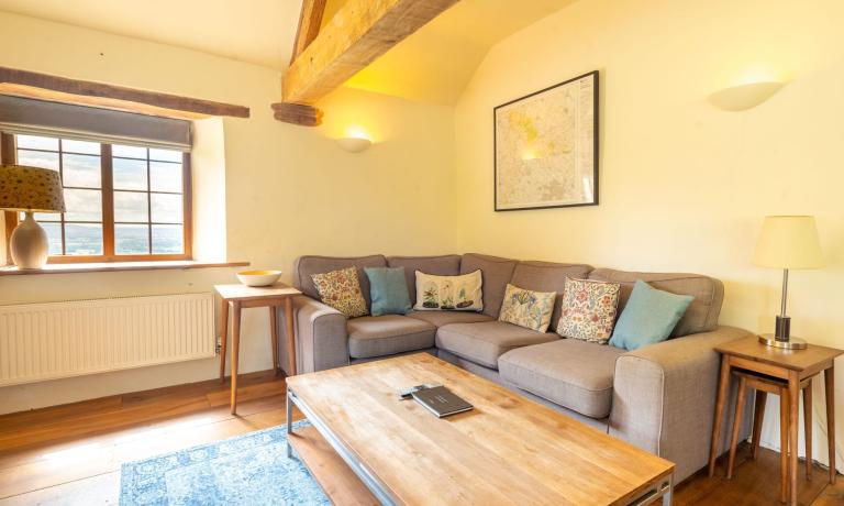 Open plan living area