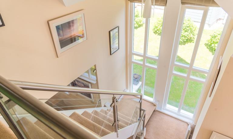 Stairs and Front feature window